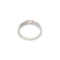 Men's Dual-tone Single Diamond Band/Ring