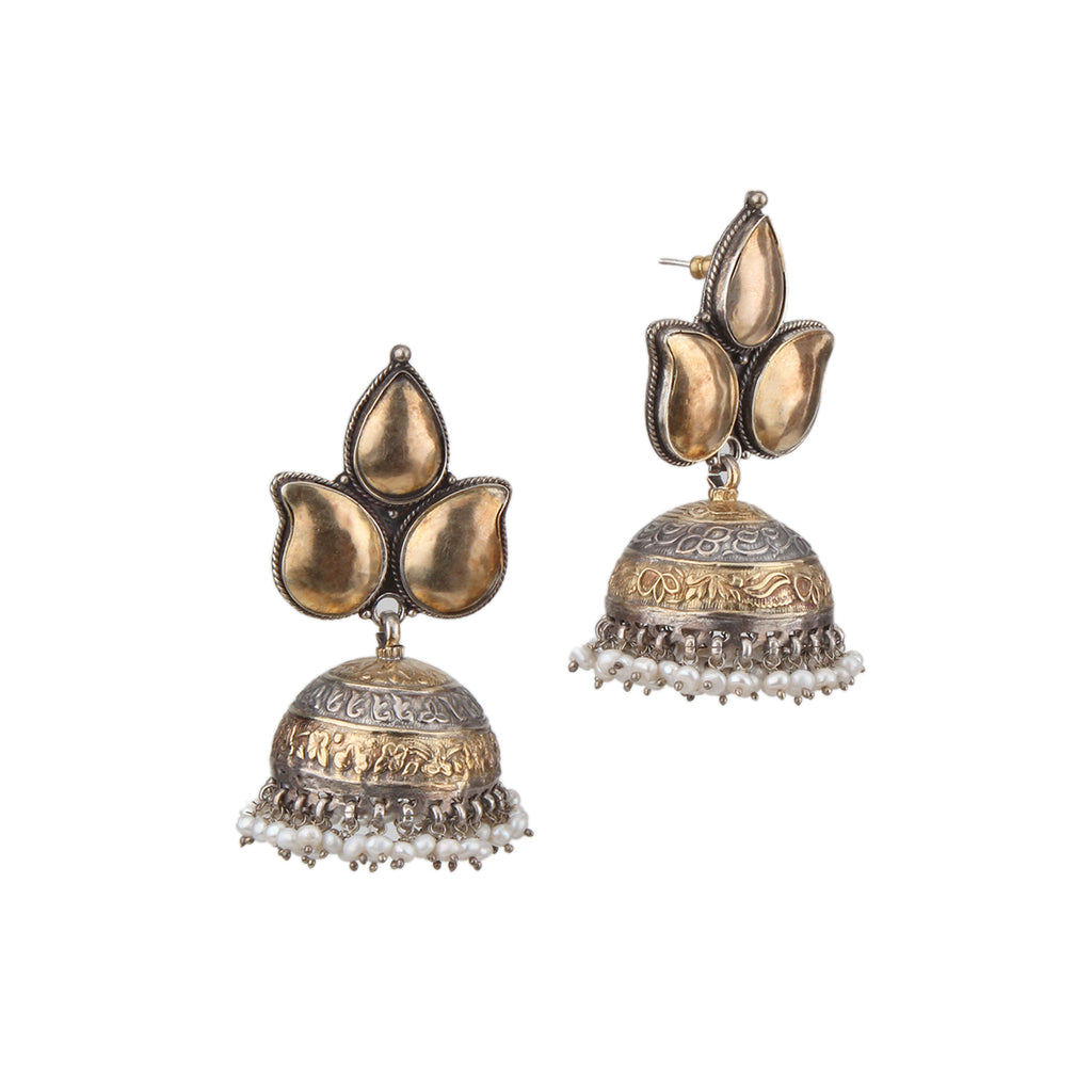 Gold Plated Tree Jhumkha