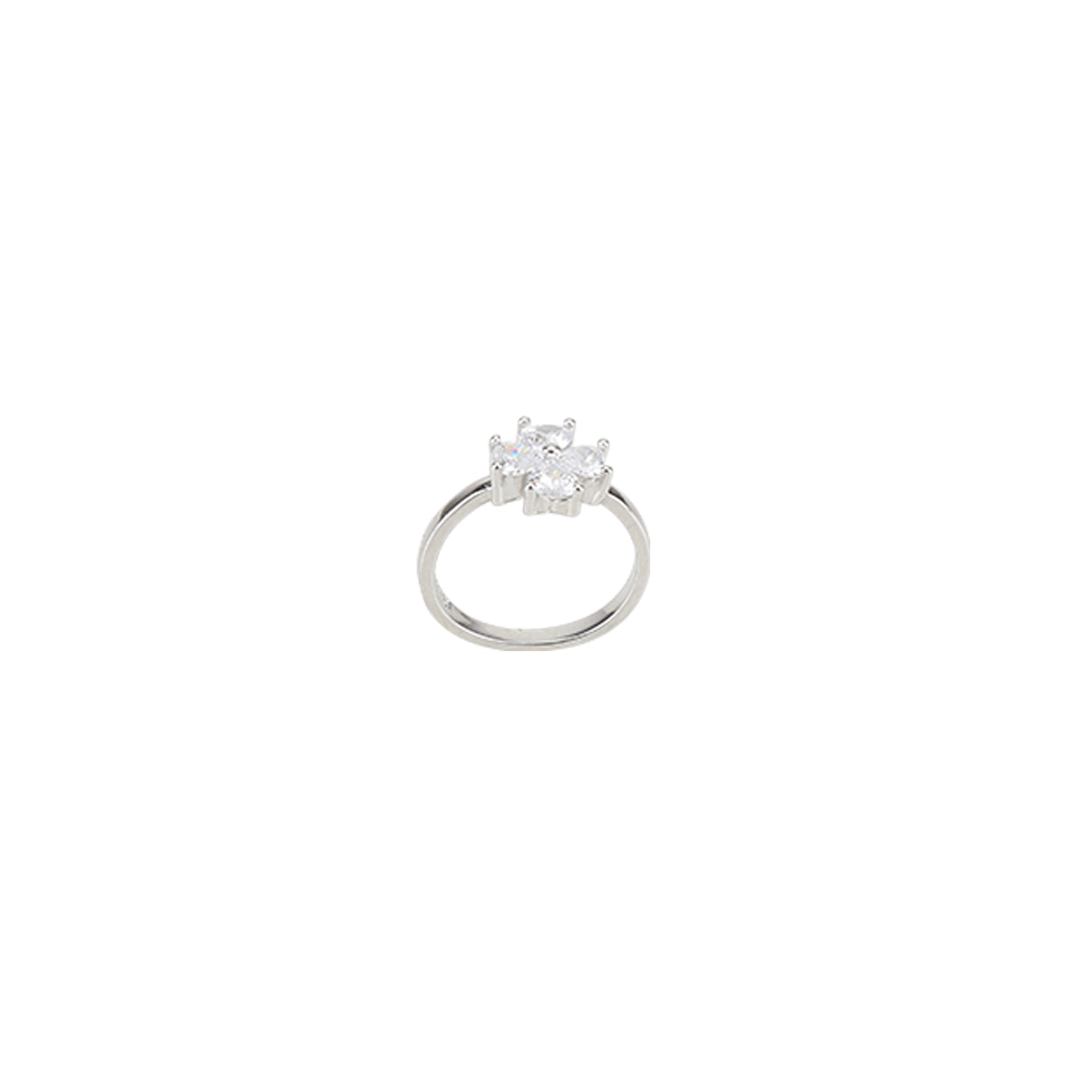 Persian Diamond Silver Ring