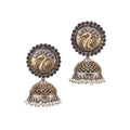 Two Tone Peacock Earring