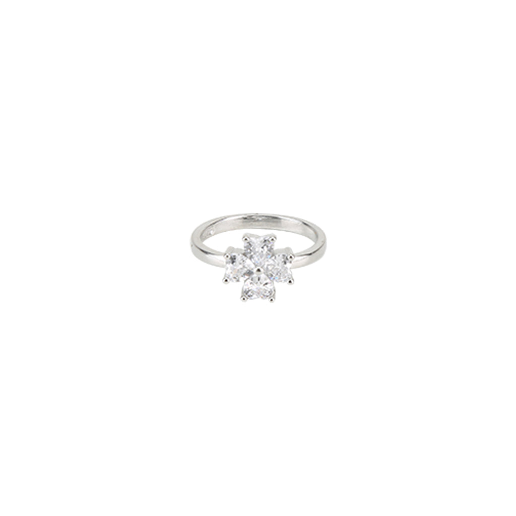 Persian Diamond Silver Ring