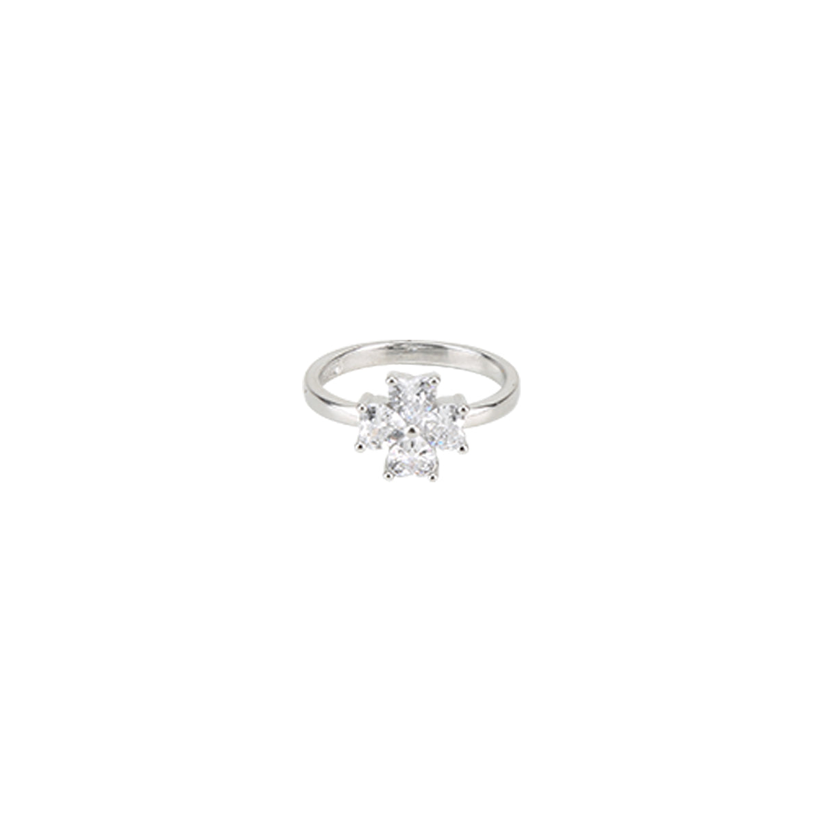 Persian Diamond Silver Ring
