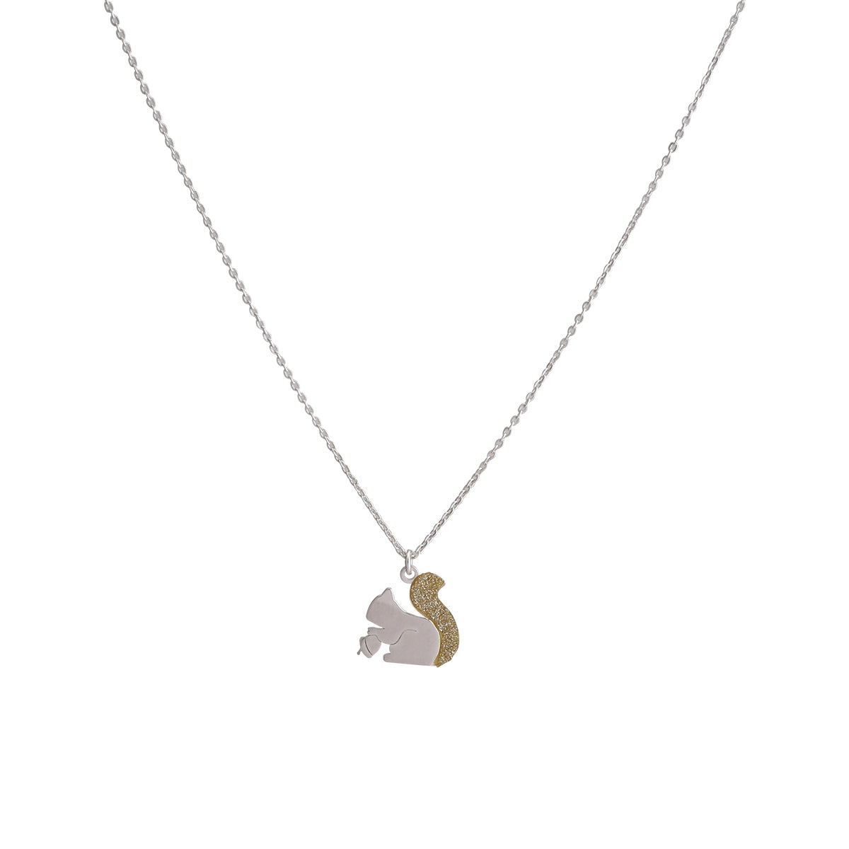 Dual tone Motif Necklace