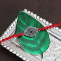 Om Motif Laal Dhaaga Rakhi