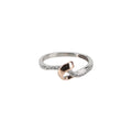 Dual Tone CZ Ring