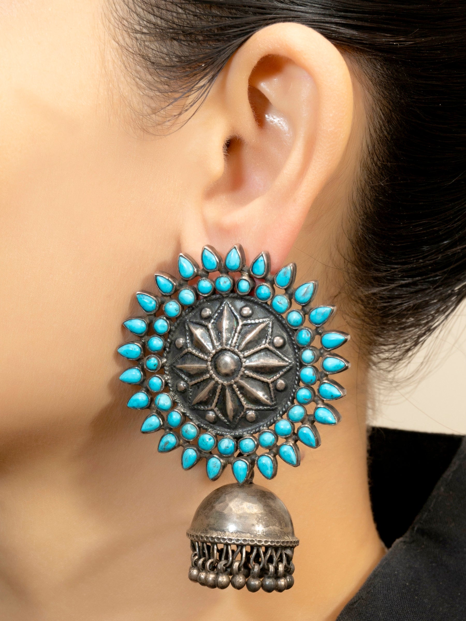 Turquoise Boho Earring