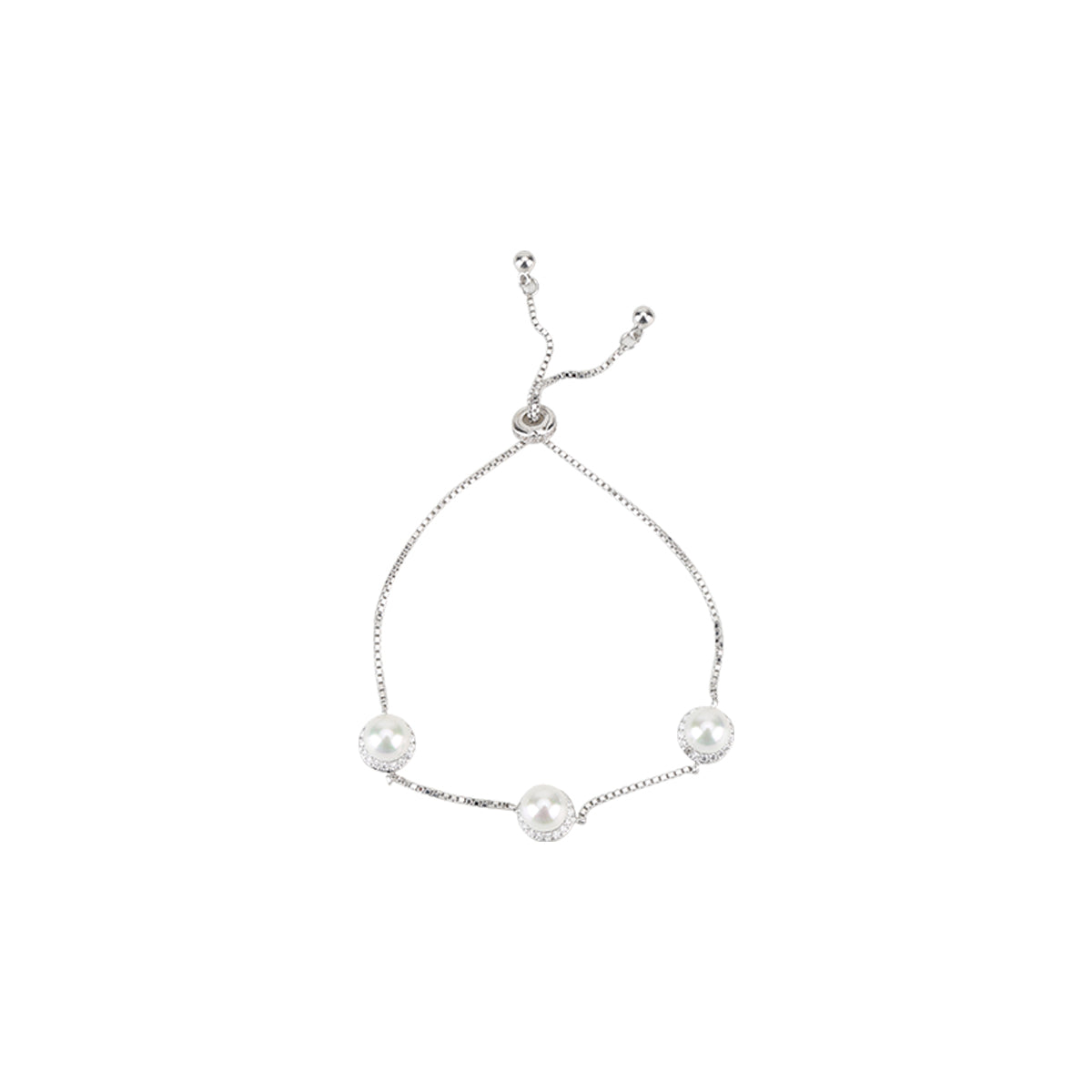 Pearl Hoop Bracelet