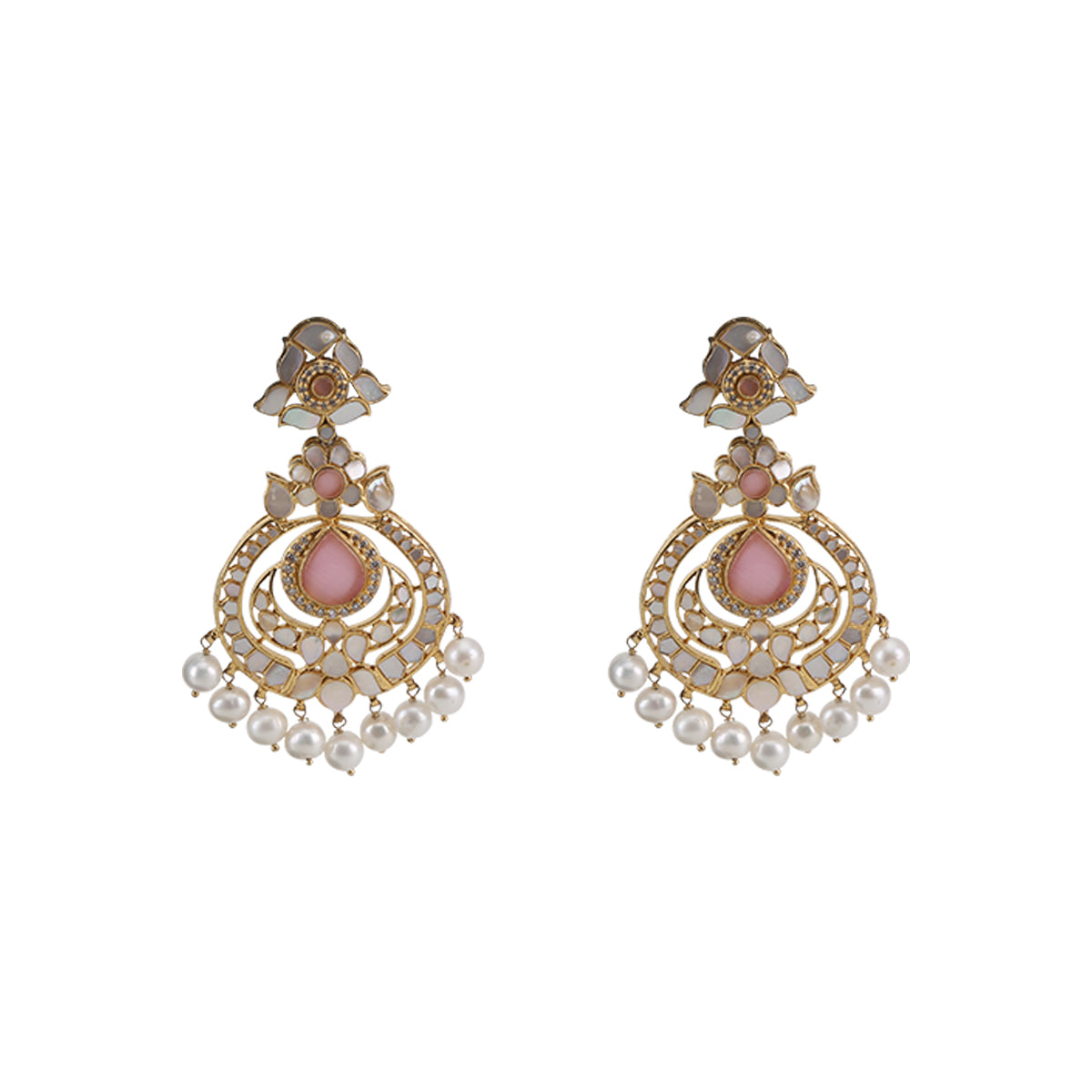 MOP Pearl Statement Noor Earring