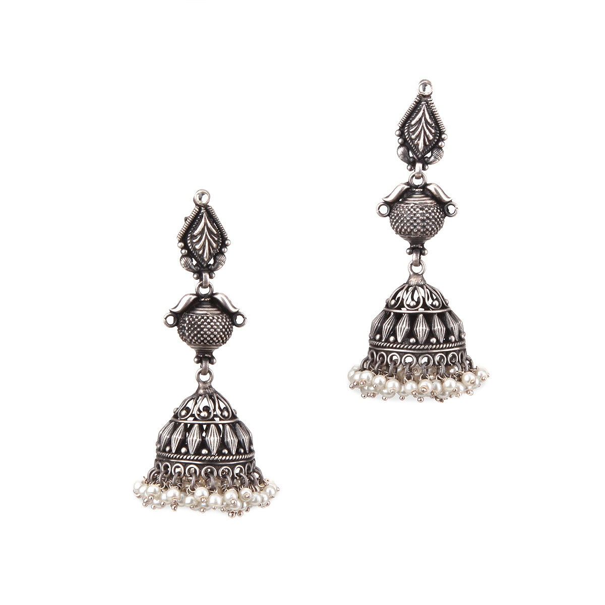 Silver Long Jhumkha
