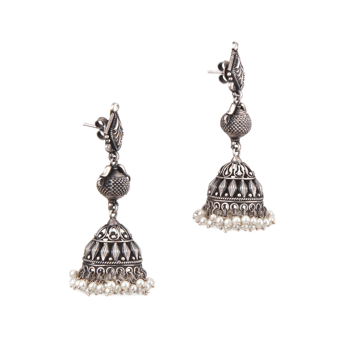 Silver Long Jhumkha