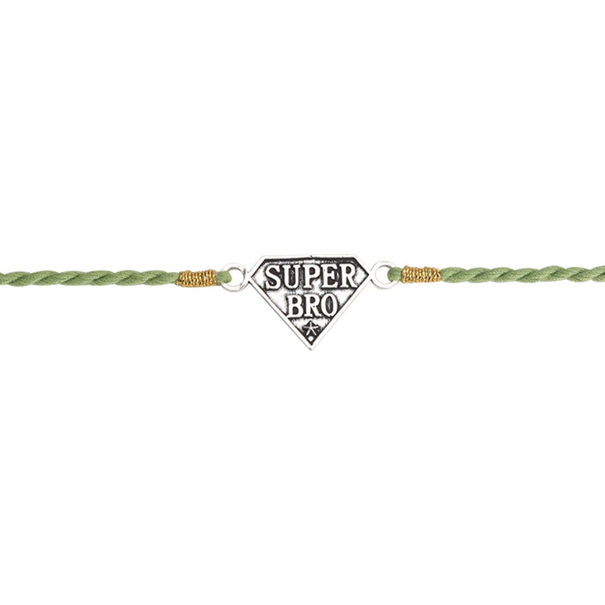 Super Bro Silver Motif Rakhi
