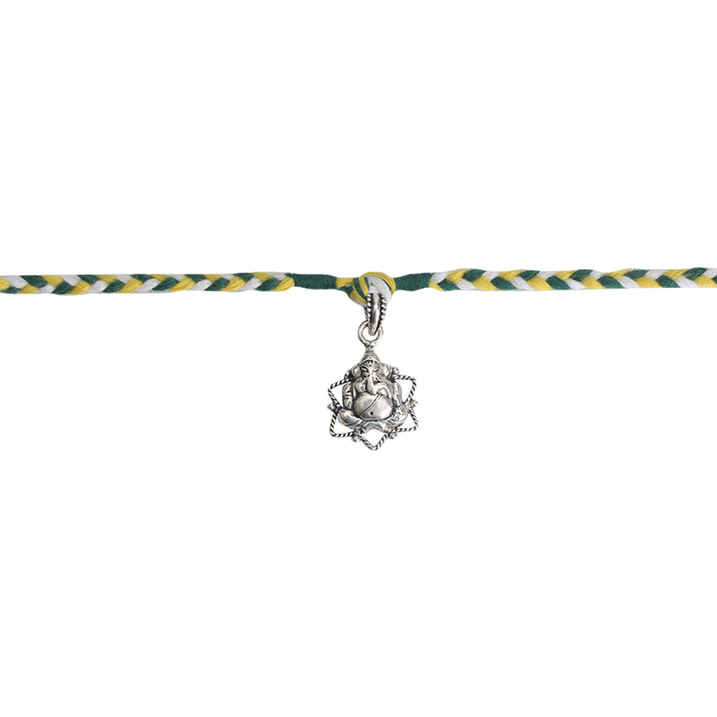 Ganpati Charm Dhaaga Rakhi