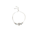 Silver Charm Bolo Bracelet