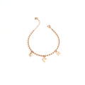 Rose Gold Charm Bracelet