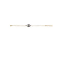 Gold Polished Evil's Eye Bracelet