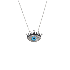 Evil's Eye Crown Necklace