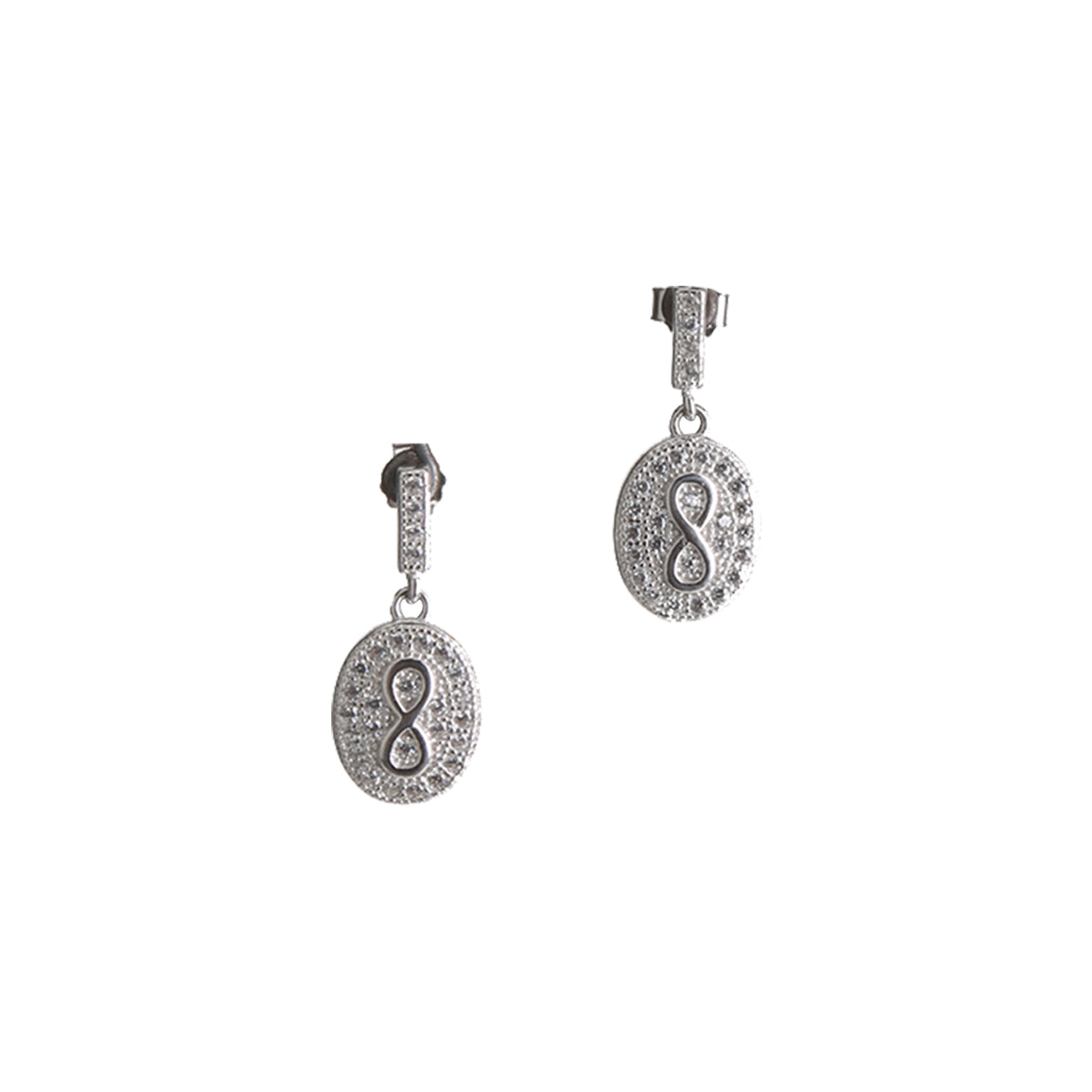 Infinity CZ Earring
