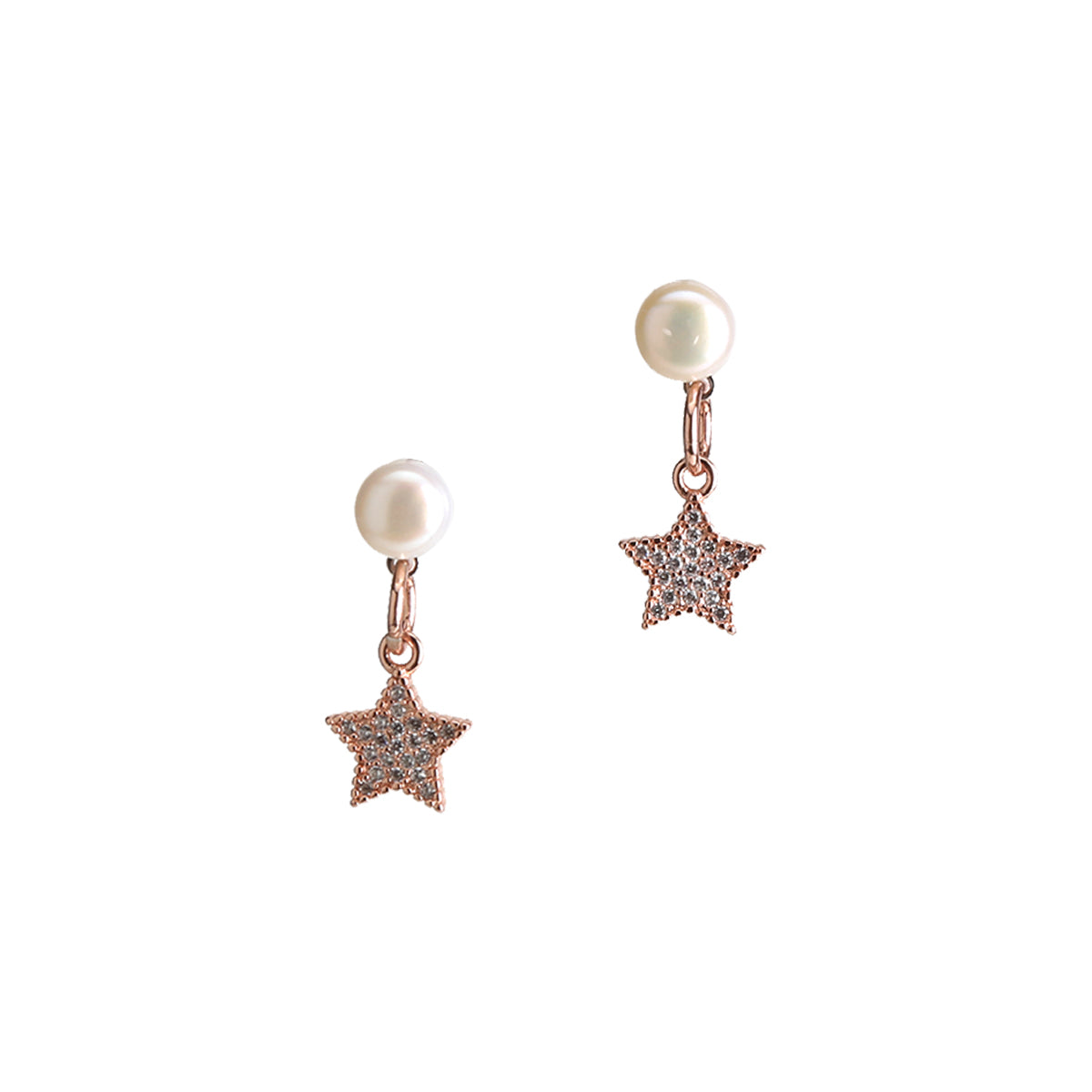 Pearl Star Earring