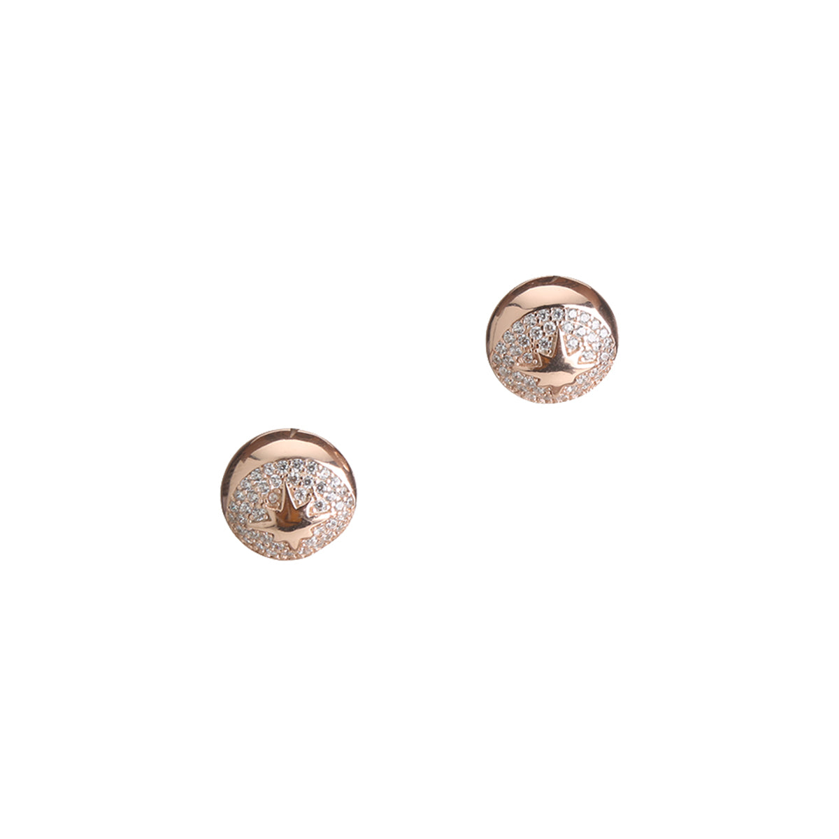 Opulent Rose Gold Stud Earring