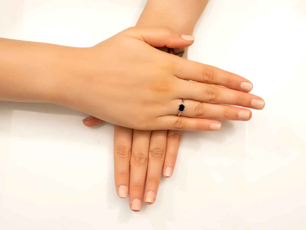 Hush Black Ring