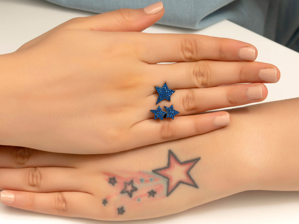 Blue Star Ring