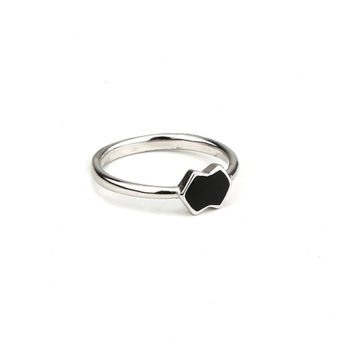 Hush Black Ring