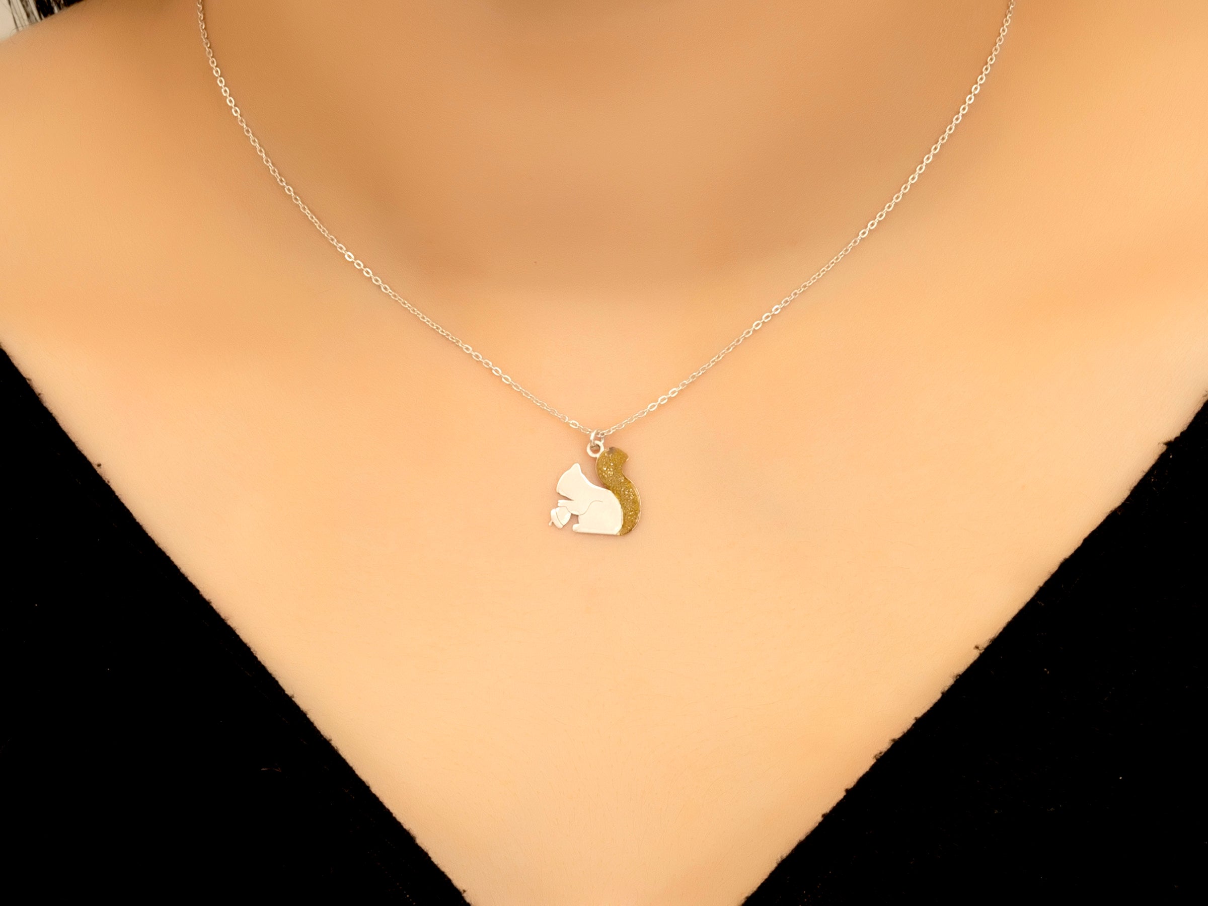 Dual tone Motif Necklace
