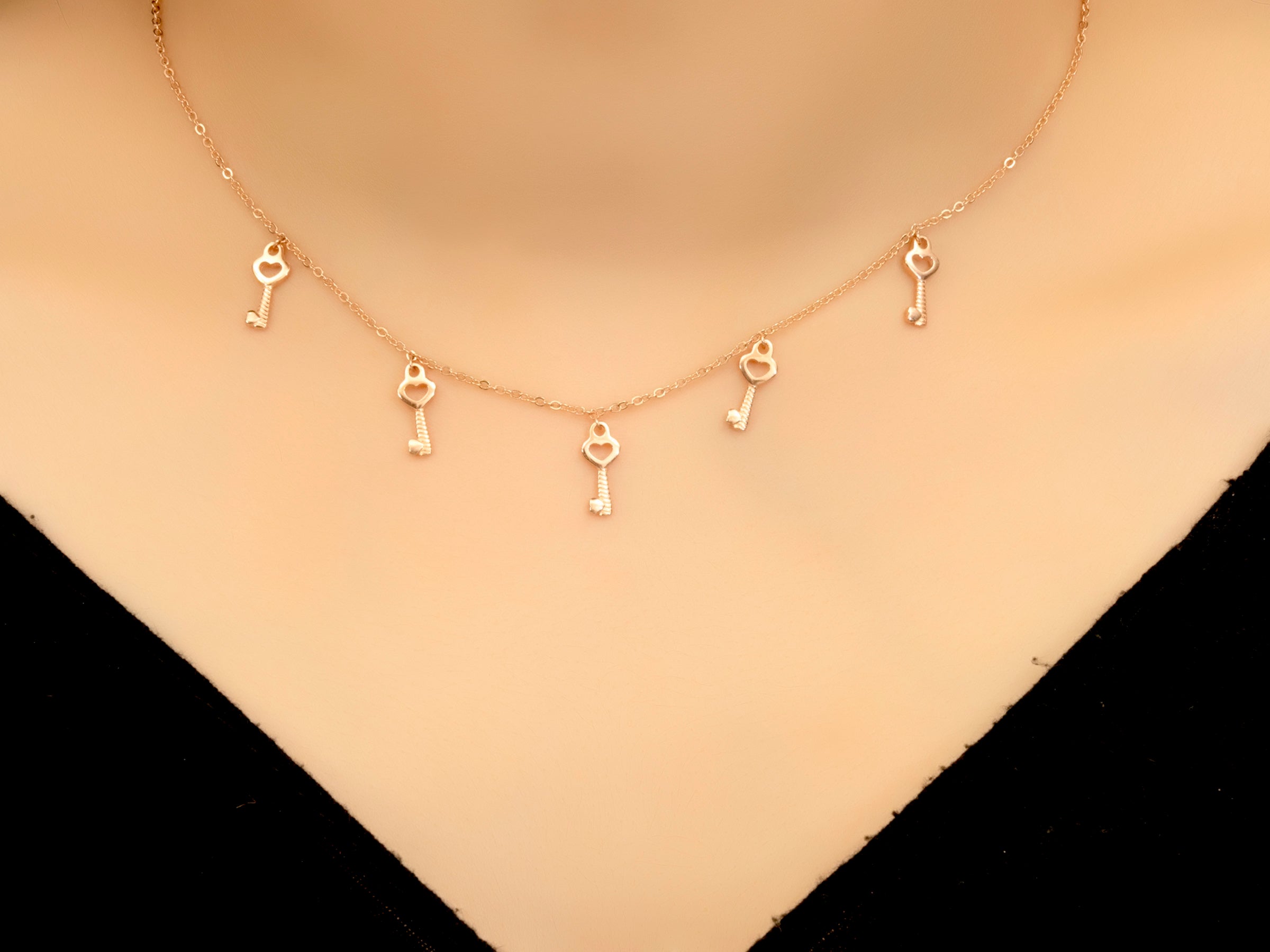 Key-charm Necklace