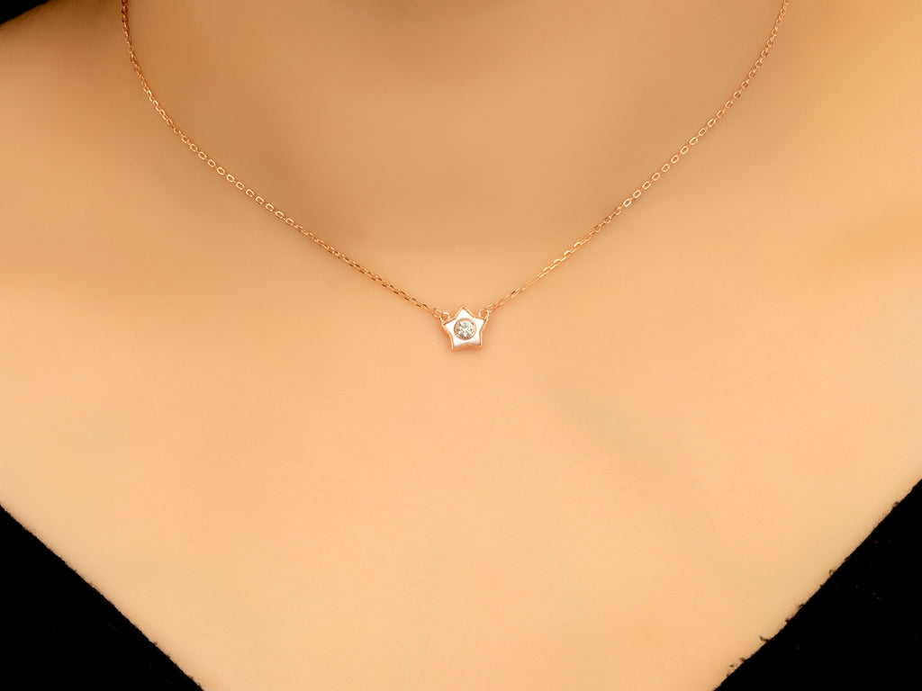MOP Star Necklace