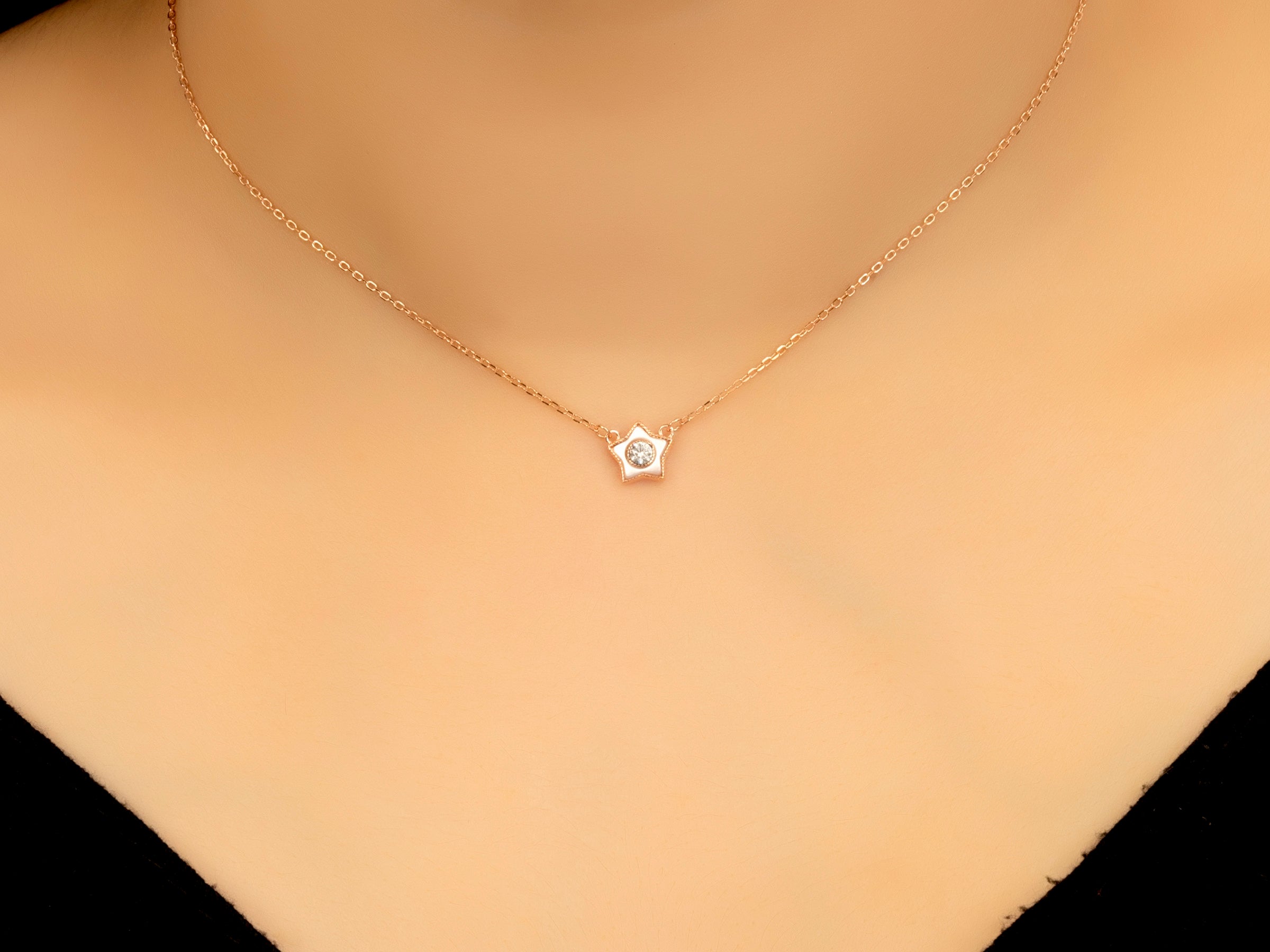 MOP Star Necklace