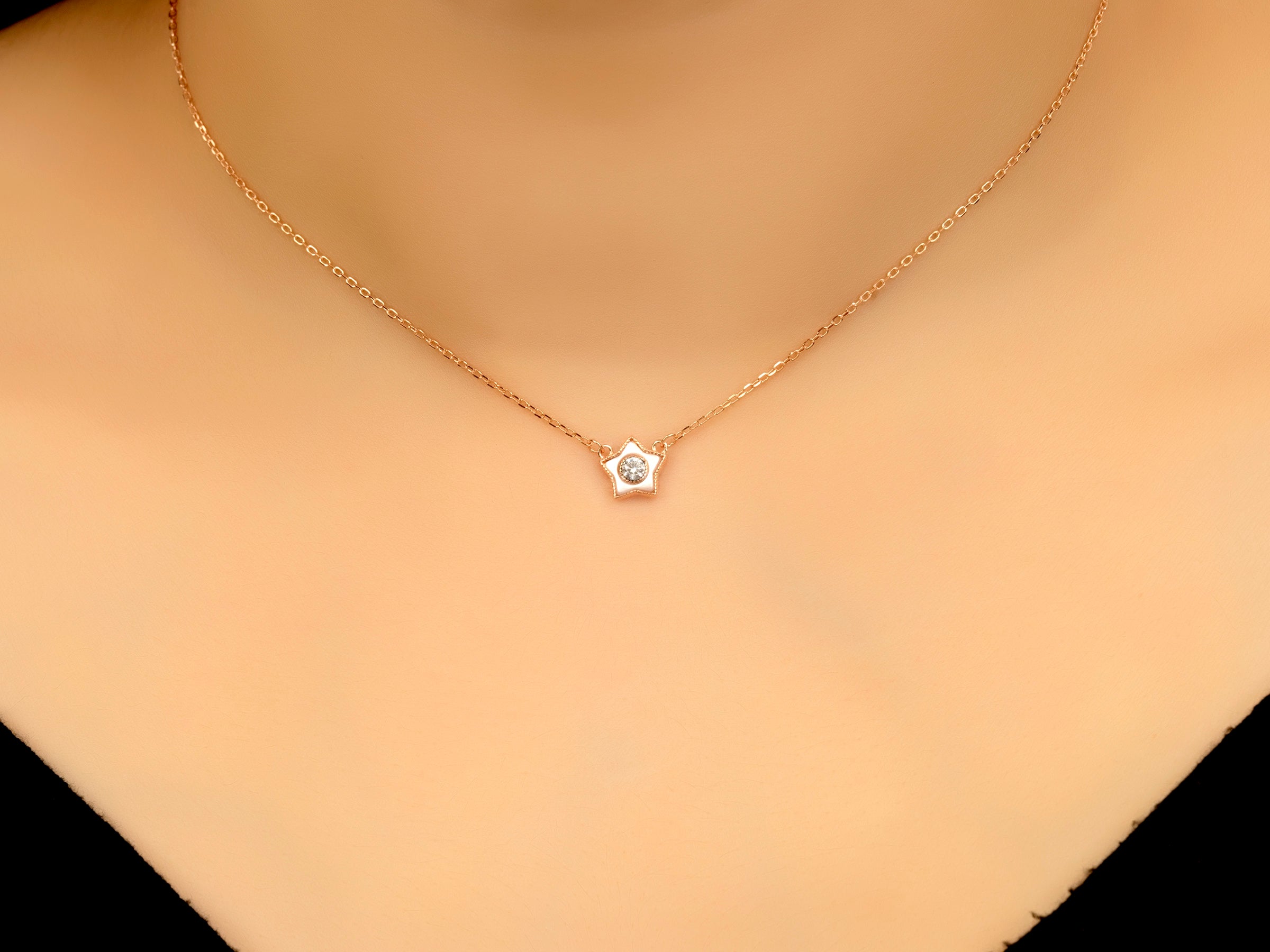 MOP Star Necklace